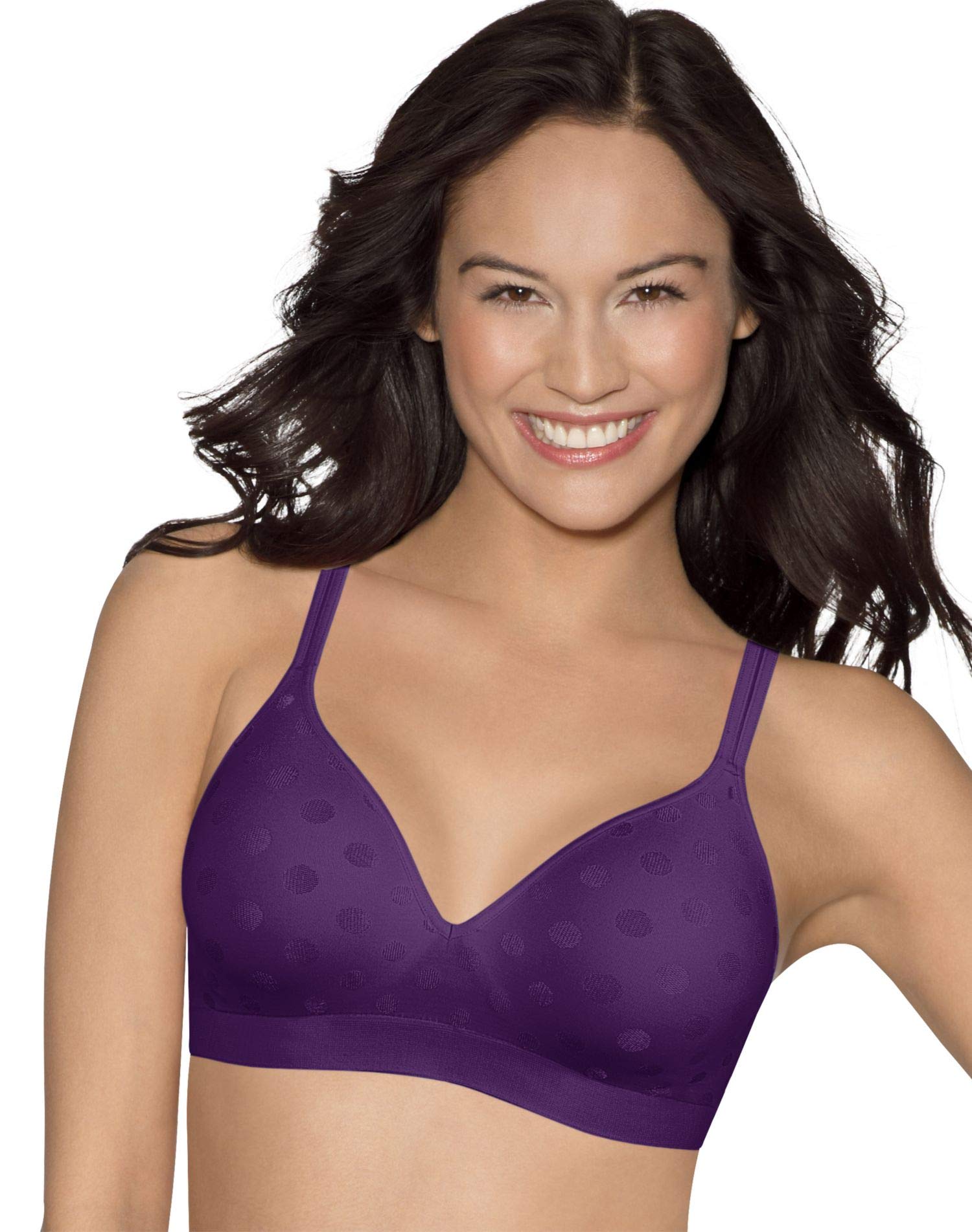 Hanes Fuller Coverage Foam Wire Free Bra G260 Women (Pack of 2)