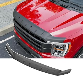powoq Hood Deflector Compatible with 2021-2026 Ford F150 | Hood Protector Hood Shield Upgraded TPE All Weather Protection Replacement for 2021-2026 Ford F-150 Accessories