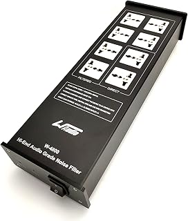 WAudio AC Noise Power Filter - Line Conditioner Power Purifier Surge Protector with Universal Outlets