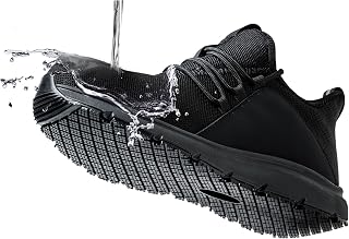Ulogu Waterproof Safety Shoes for Men Women Non-Slip Steel Toe Sneakers