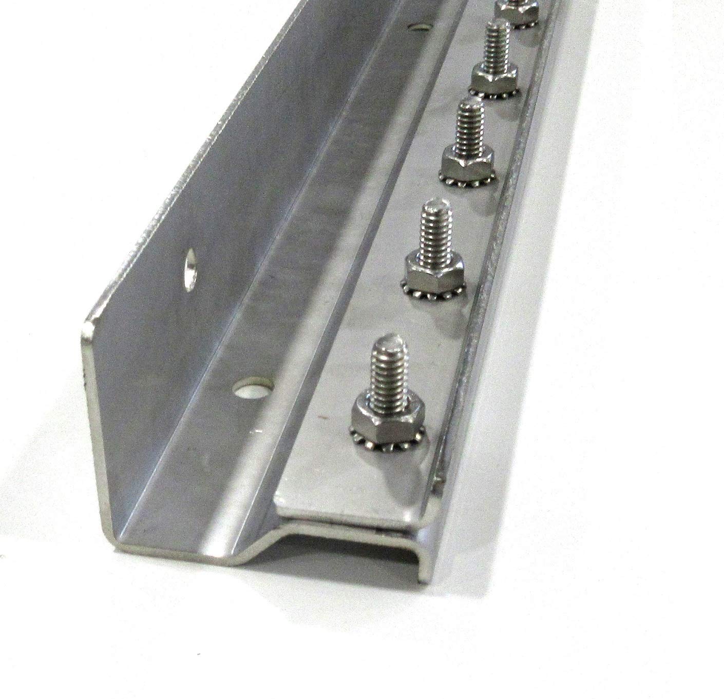 Strivide - Strip Curtain Door Hardware - 304 Stainless Steel Strip Door Hanger, 