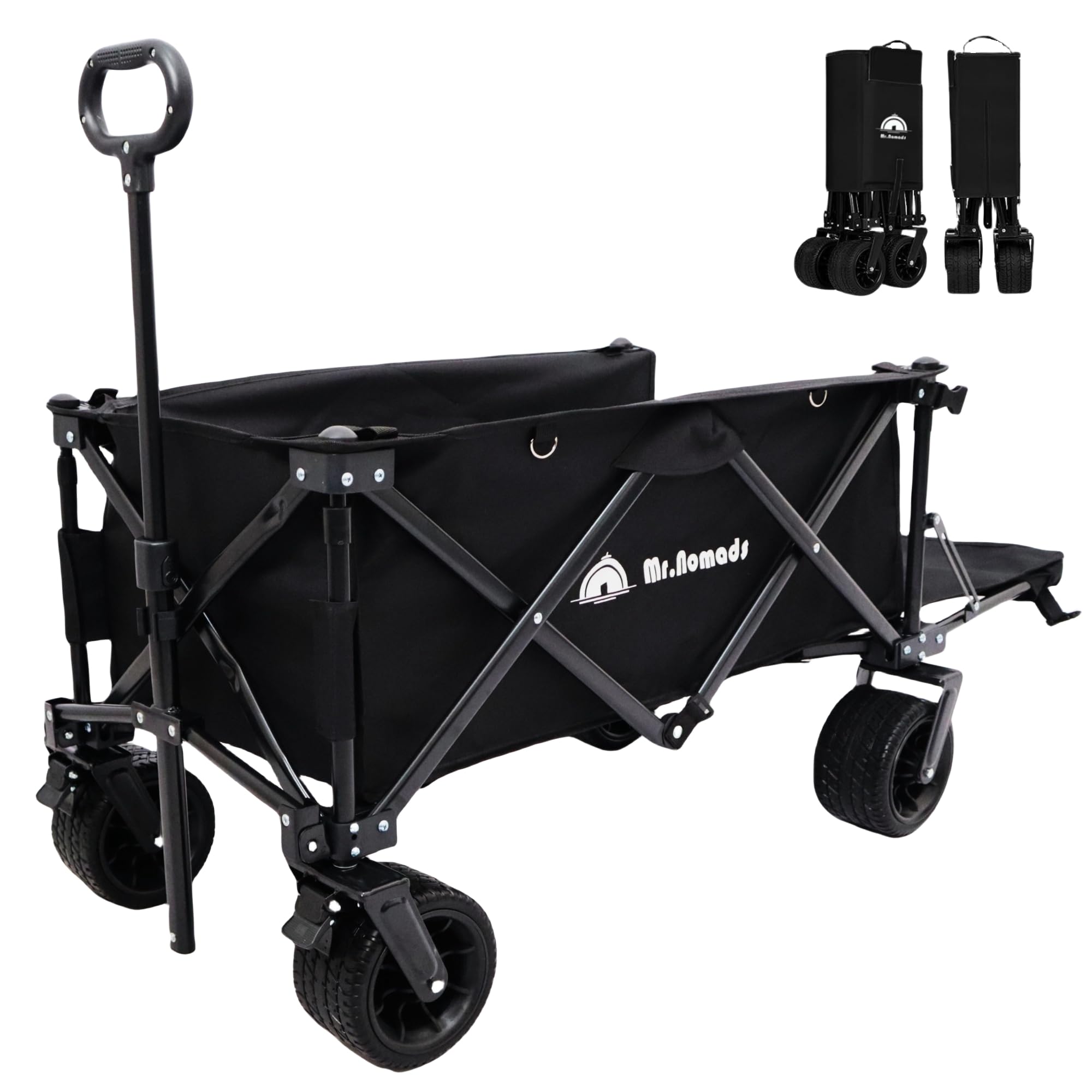 MR. NOMADS 【Rugby Japan National Team Used】 Carry Wagon, Carry Cart 4-Wheel, Fol