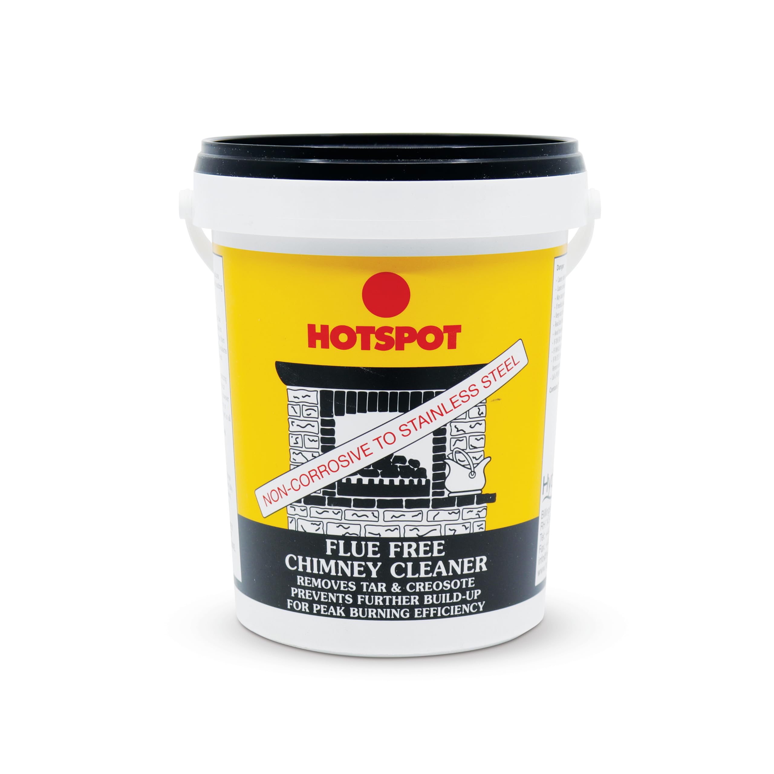 Hotspot Flue Free Chimney Cleaner 750g- – Powerful Soot & Tar Remover for Firepl