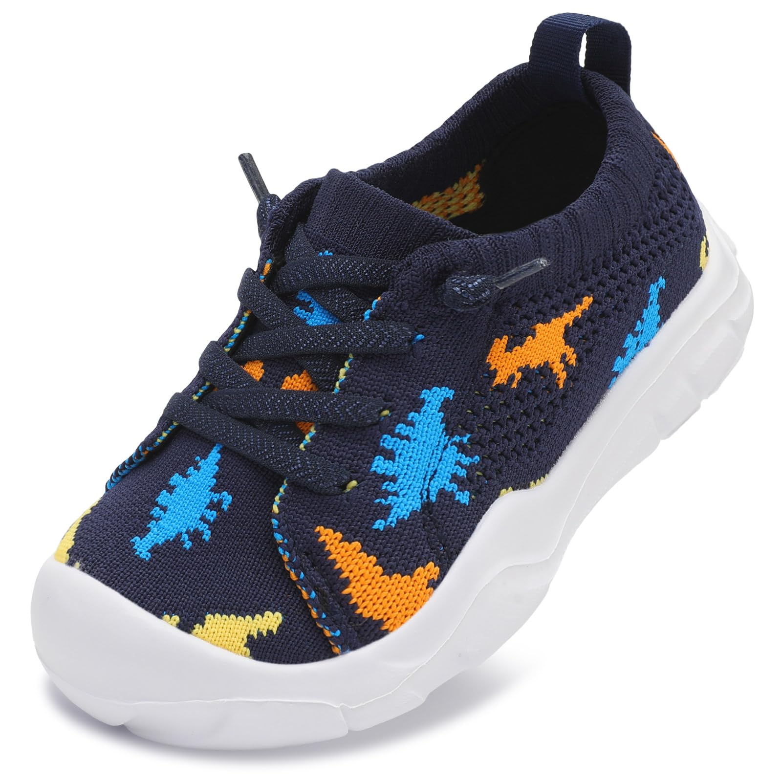 LeIsfIt Toddler Shoes Boys Girls Wide Toe Box Lightweight Slip-On Sneakers | Wid