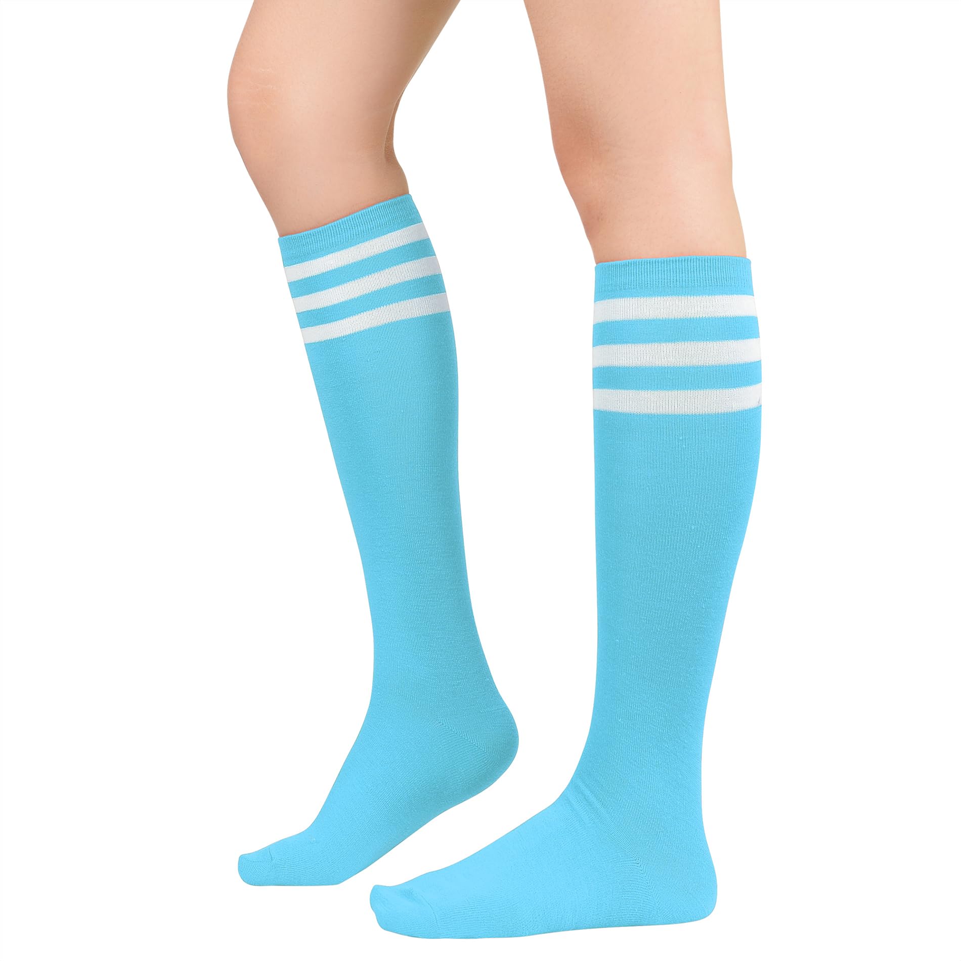 American Trends Ladies Softball Socks Knee High Long Football Baseball Socks for