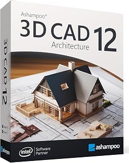 3­D CAD Architecture 12⁠ - design Software for house, garden, balcony, photovoltaic, walls - 2D 3D objects for Win 11, 10