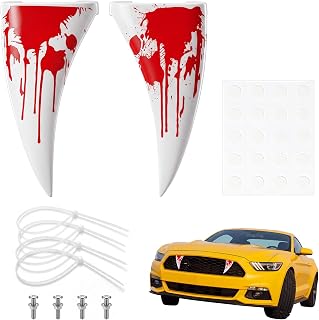 GlikCeil 2 Pcs Halloween Decoration Teeth for Car, Truck, SUV, Extra Large