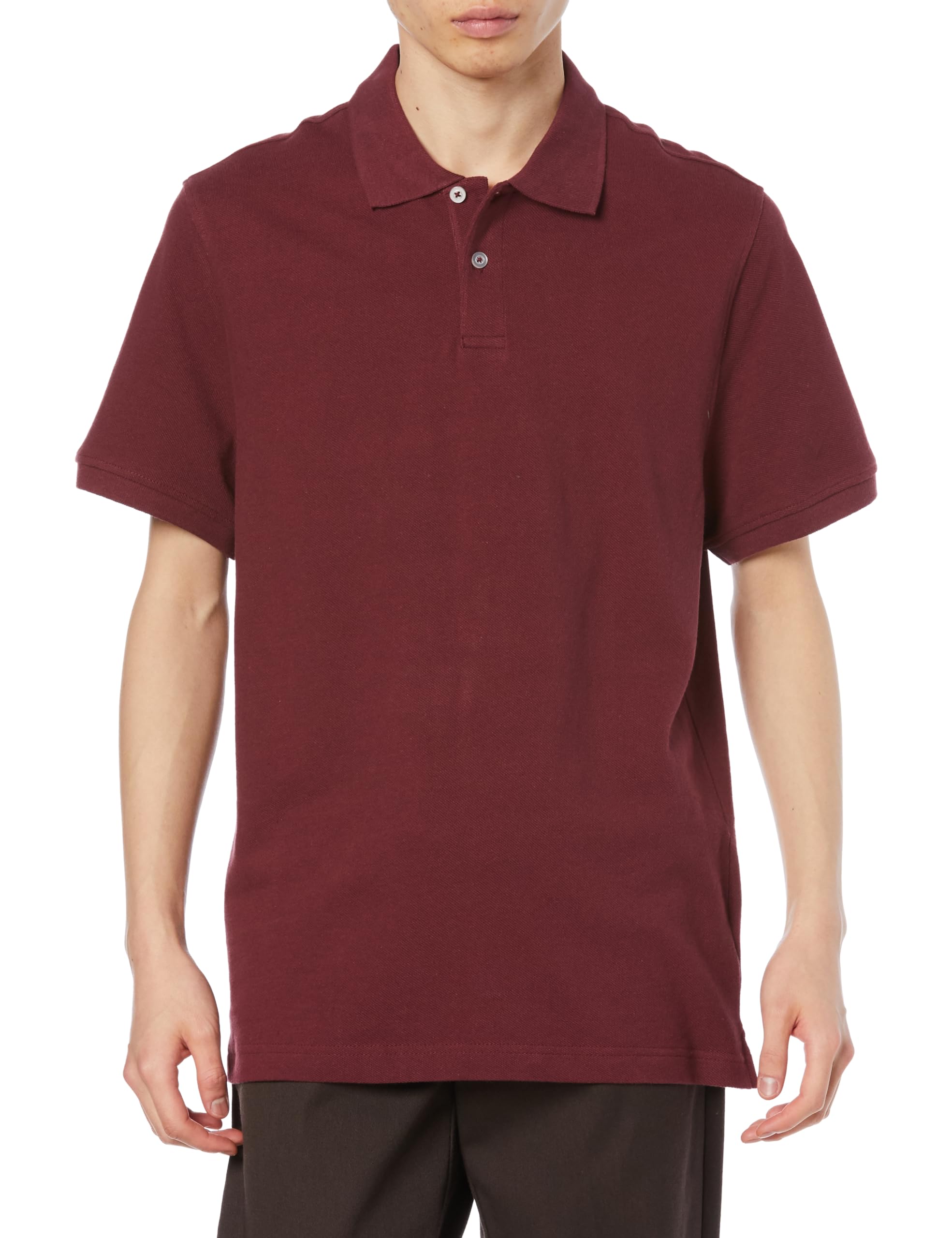 Amazon Essentials Men's Cotton Pique Slim Fit Polo Shirt