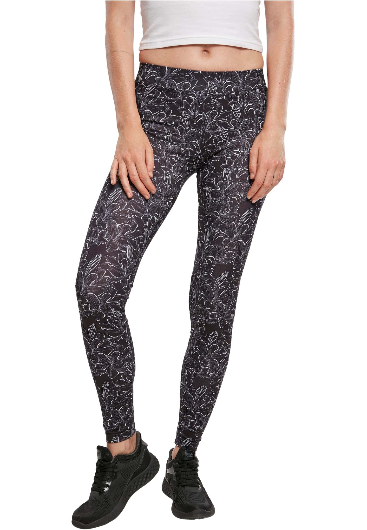 Urban Classics Tb4771 Women's Yoga Pants Soft AOP Leggings