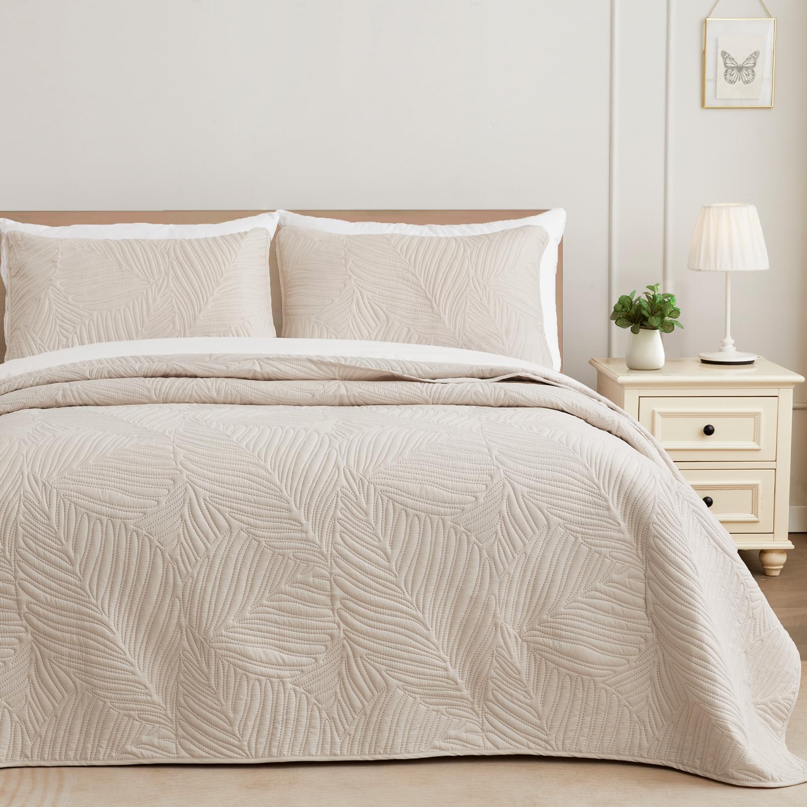 Exclusivo Mezcla Soft Lightweight Full Queen Quilt Bedding Set | 3-Pieces Fall Q
