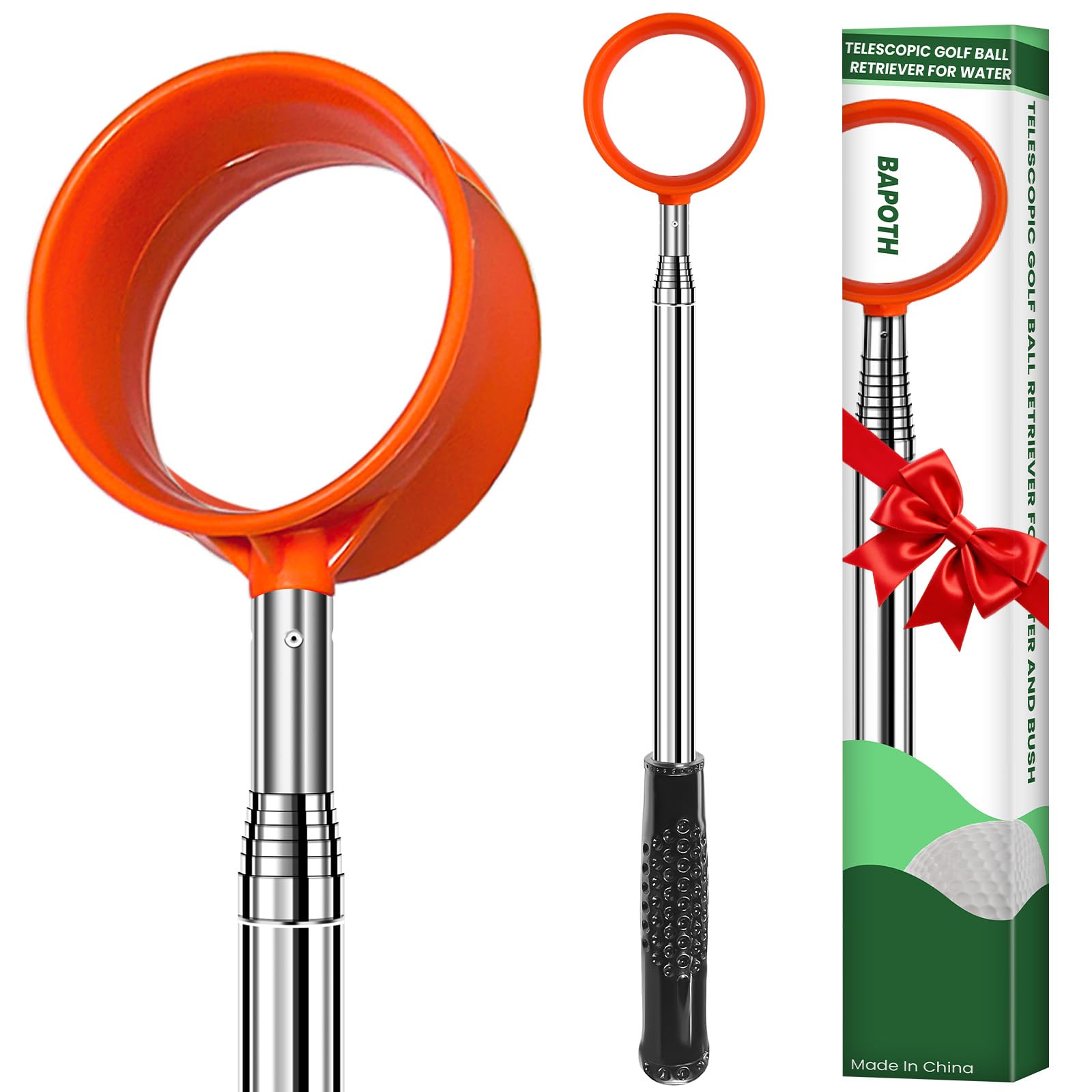 SPEENSUN Golf Ball Retriever, Max 6/9/12/14.5/15Ft Lightweight Portable Stainles