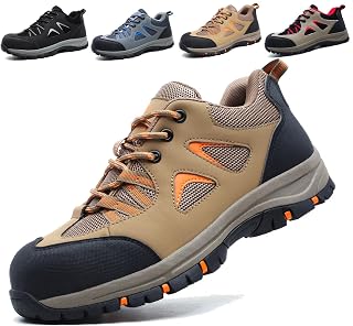 ISOOUS Safety Shoes Men Women Lightweight Work Shoes