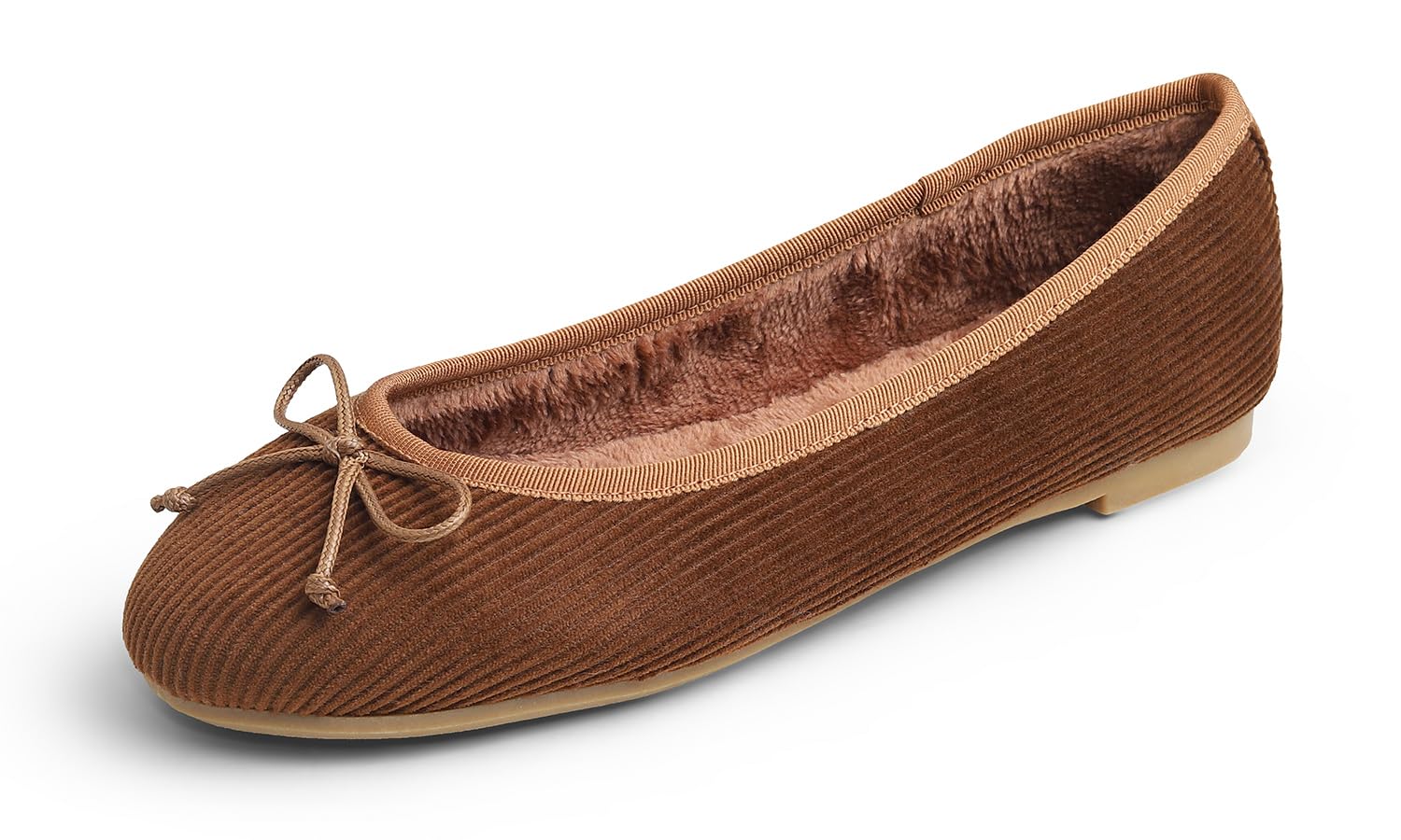 Feversole Women's Suede Macaroon Colorful Memory Foam Cushion Ballet Flat