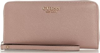Guess Amorette Women's Large Zip Wallet, Rosewood, One Size