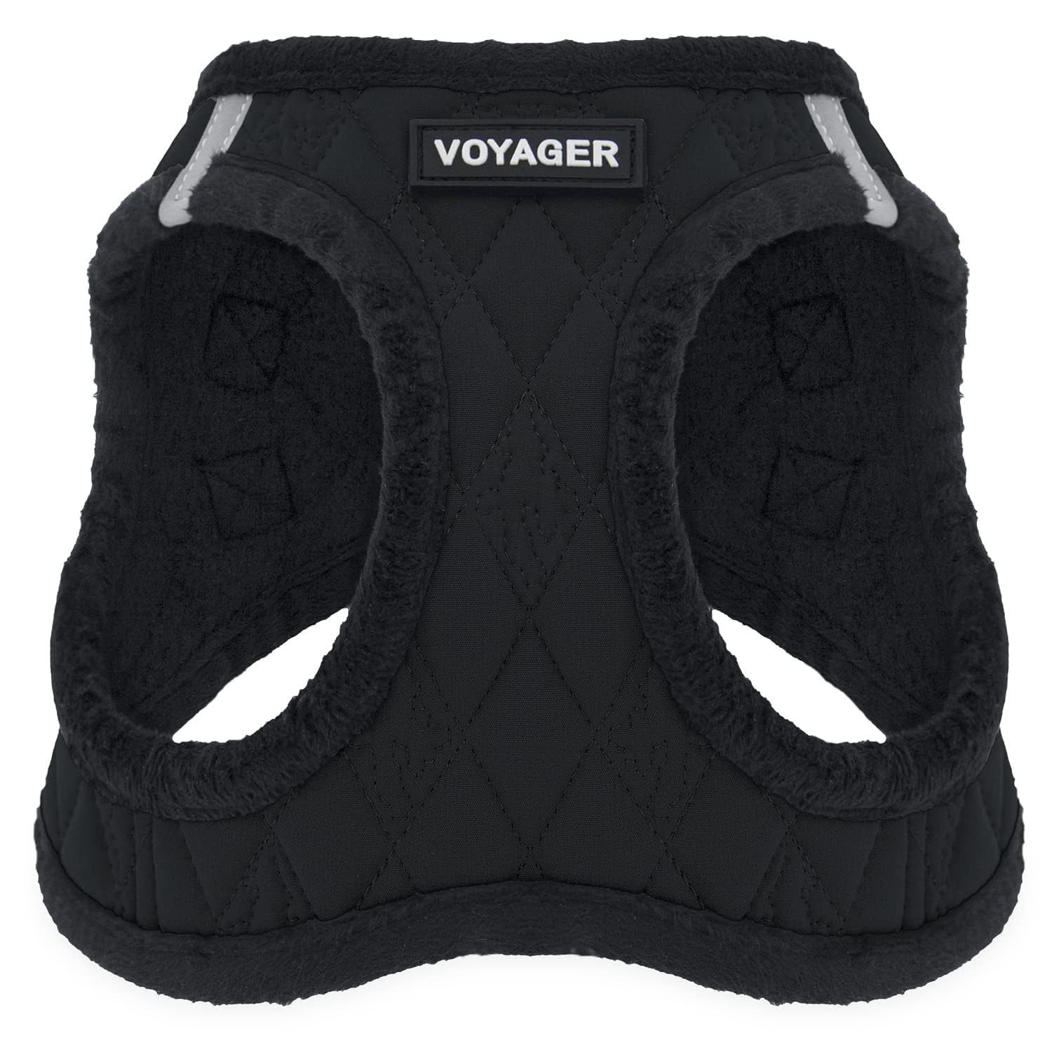 Best Pet Supplies Voyager Step-In Plush Dog Harness, Black, S