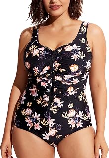 DELIMIRA plus size one piece swimsuit