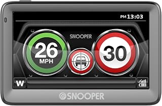 Snooper Speed Camera Detector MySpeed XL G2 S5100 Plus Speed Camera Detectors for Cars UK - Police Radar Detectors for Cars - Car Speed Limit Warning Device, Black