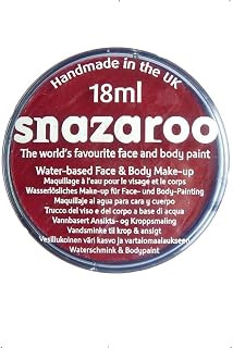 Snazaroo Classic Face and Body Paint, 18 ml, Individual Colour, Burgundy (866)