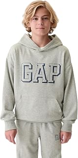 GAP Boys' Logo Hoodie Hooded Sweatshirt