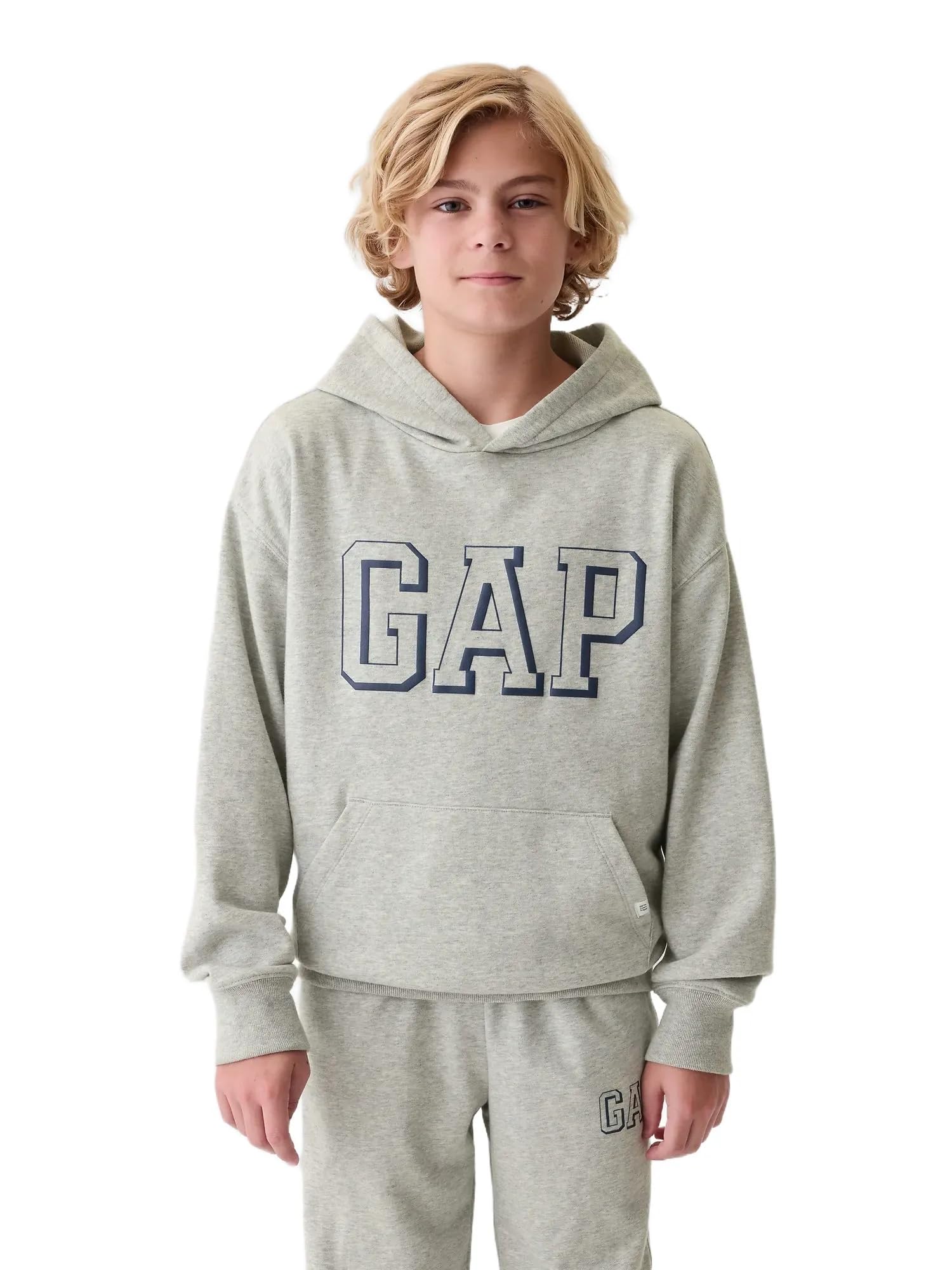 GAP Boys' Logo Hoodie Hooded Sweatshirt
