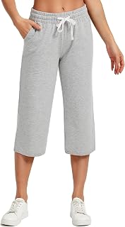 SPECIALMAGIC Women's Capri Pants Cotton Capri Sweatpants