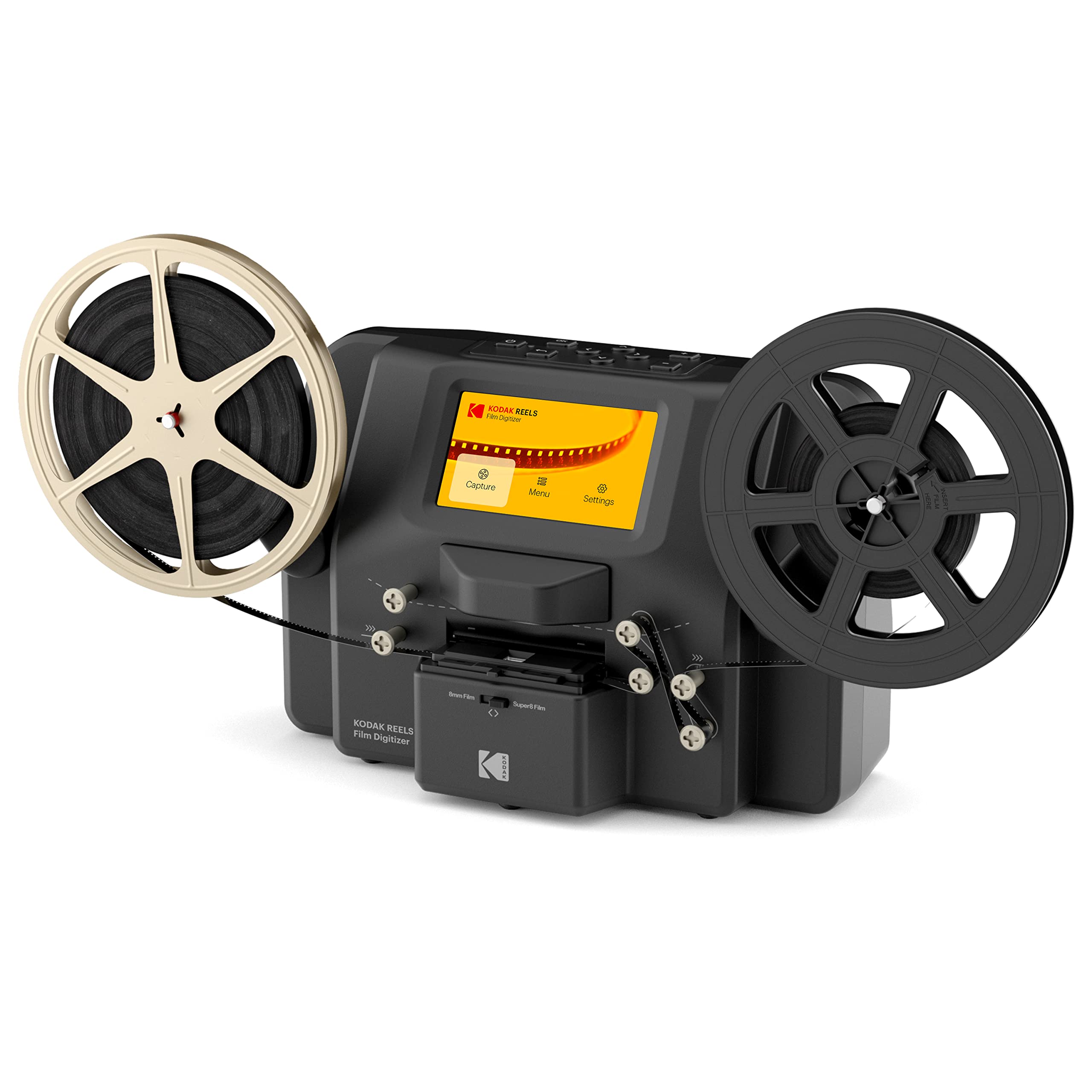 Kodak Reels 8 mm and Super 8 Films Digitizer Converter with Big 5 Inches Screen,