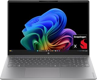 HP OmniBook 3 16 inch Laptop PC, 2K Display, AMD Ryzen 5 40, 16 GB RAM, 512 GB SSD, AMD Radeon 610M GPU, Windows 11 Home, Mica Silver, 16-by0006ca