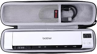 XANAD Hard Case for Brother DS-740D / DS-640 / DS-940DW / Brother DS-720D / Doxie Go SE Document Scanner (Gray)