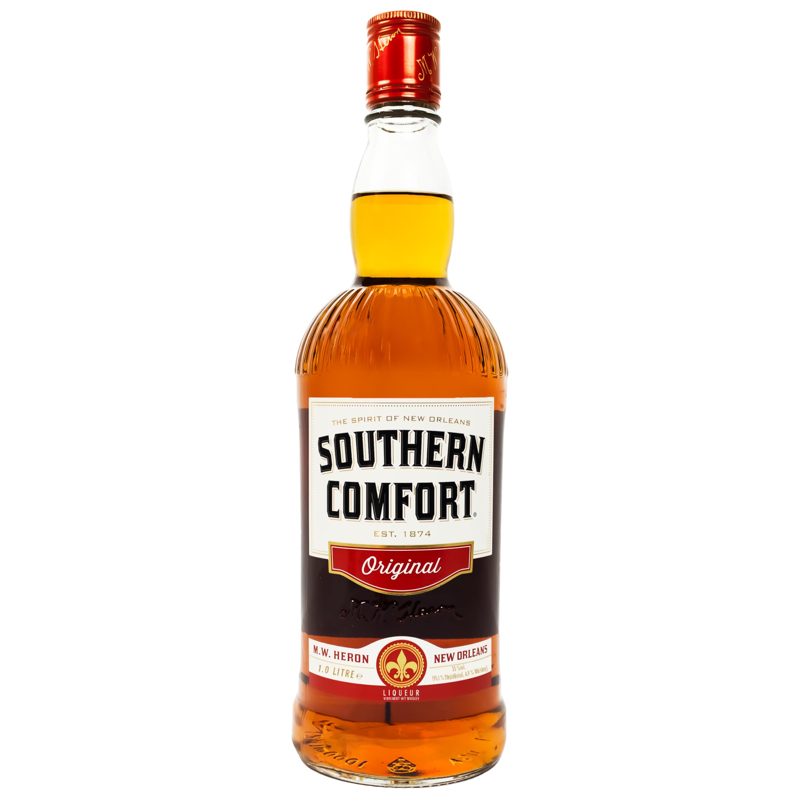 Southern Comfort Original Whiskey Liqueur, 1l, 35% ABV, Gift Idea | Original New