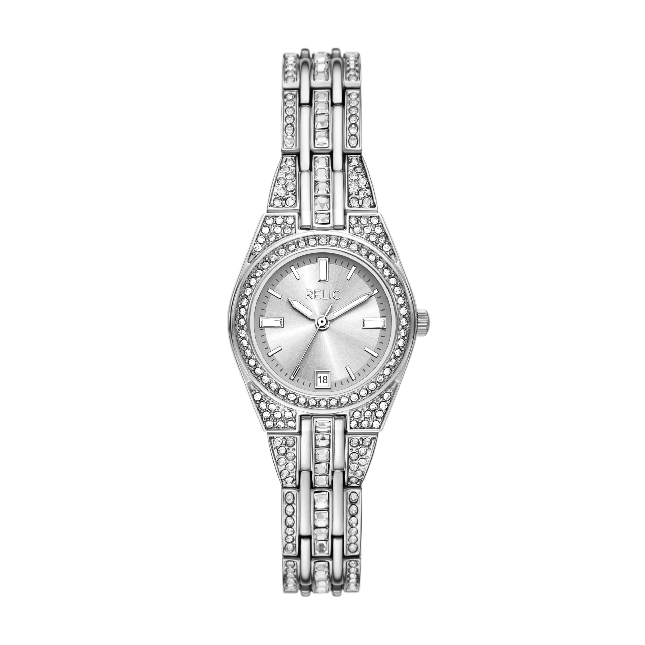 Relic by Fossil Women's Queen's Court Analog-Quartz Dress Watch with Stainless S