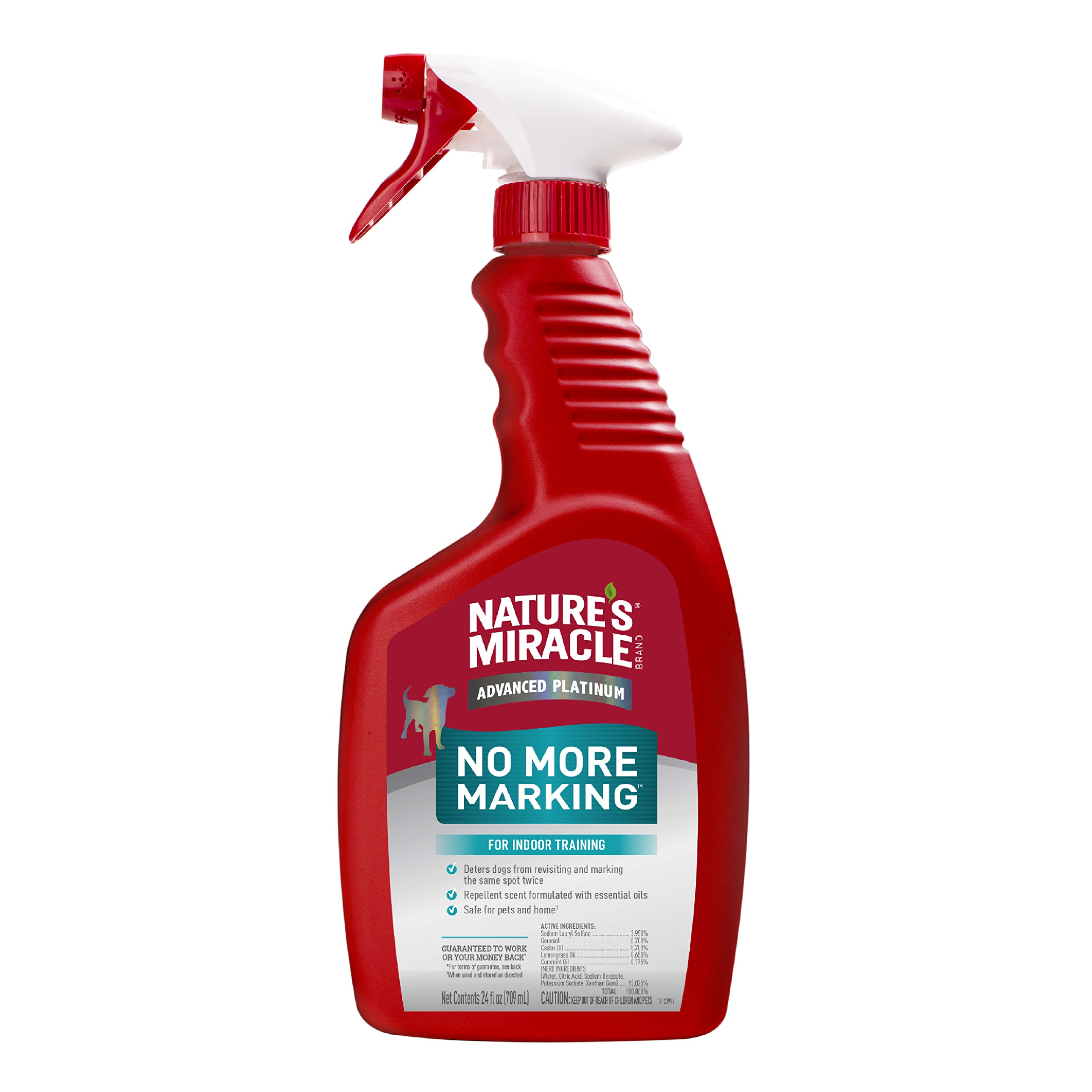 Nature's Miracle Advanced Platinum No More Marking Training Spray, 24 oz | Preve