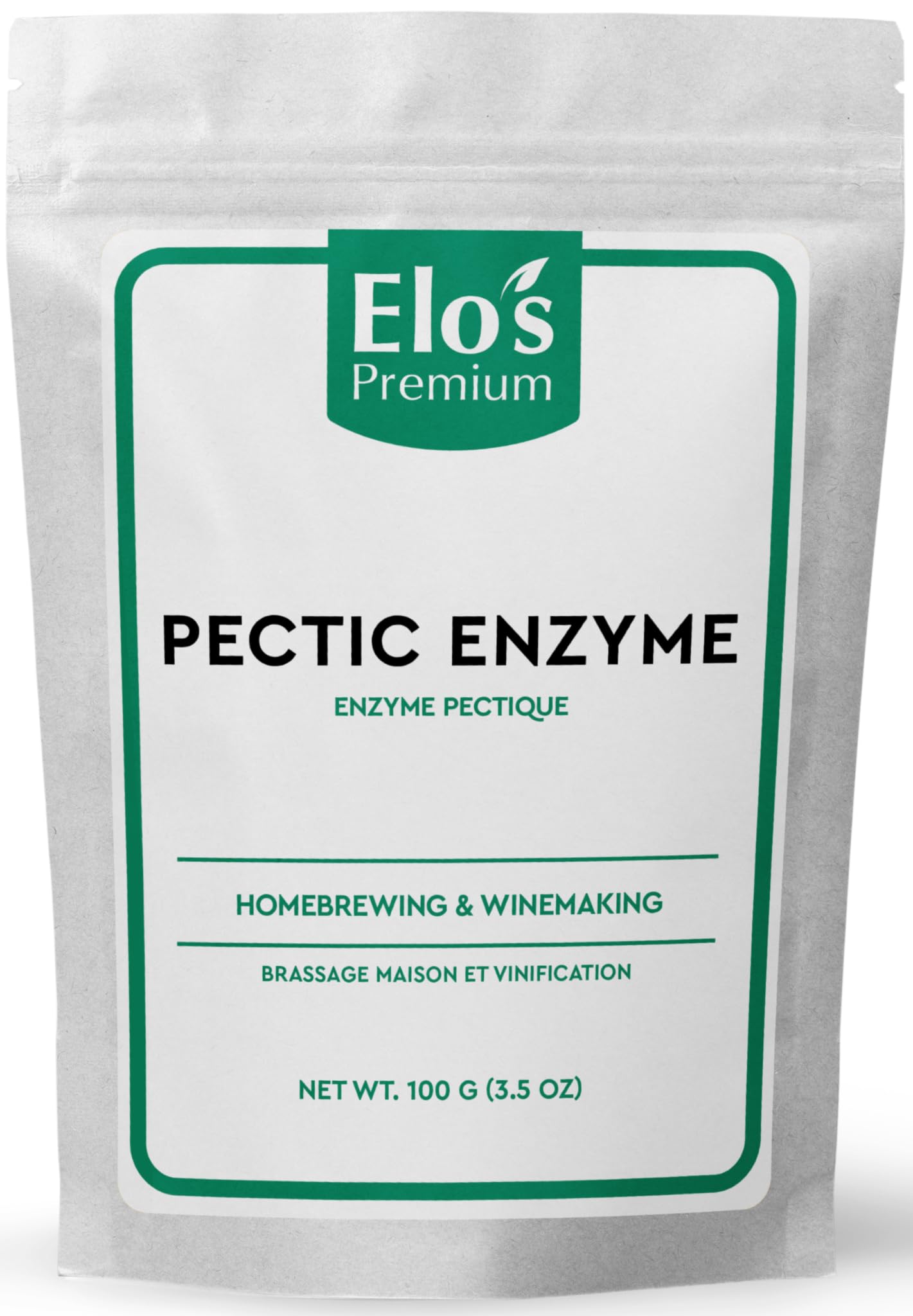Pectic Enzyme Dry Powder (100g)| Packed in Canada| Juice Extraction Agent; Incre