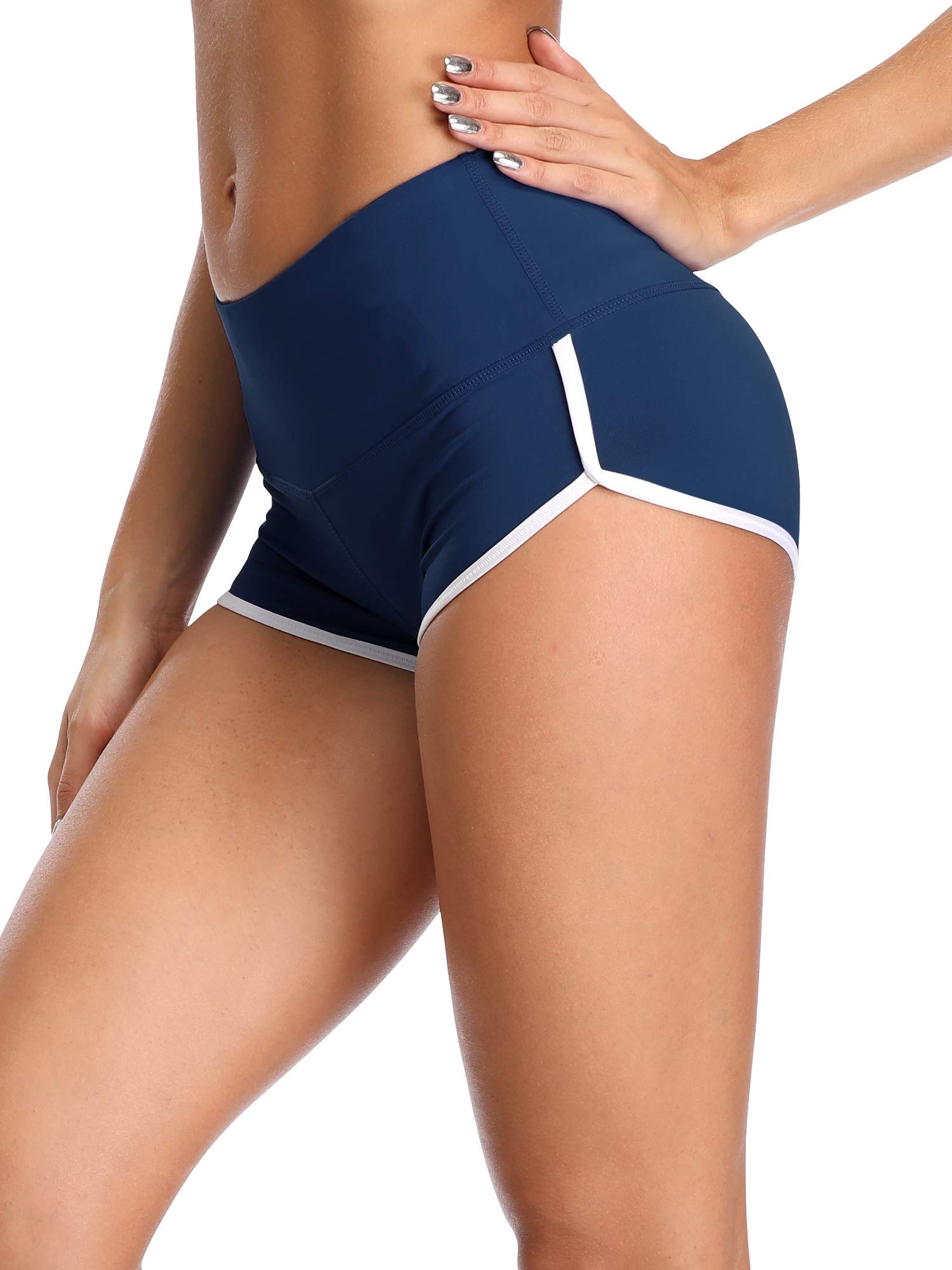 Cadmus Short de Yoga pour Femme Taille Haute 7,6 cm, 17,8 cm, 20,3 cm, Sensation
