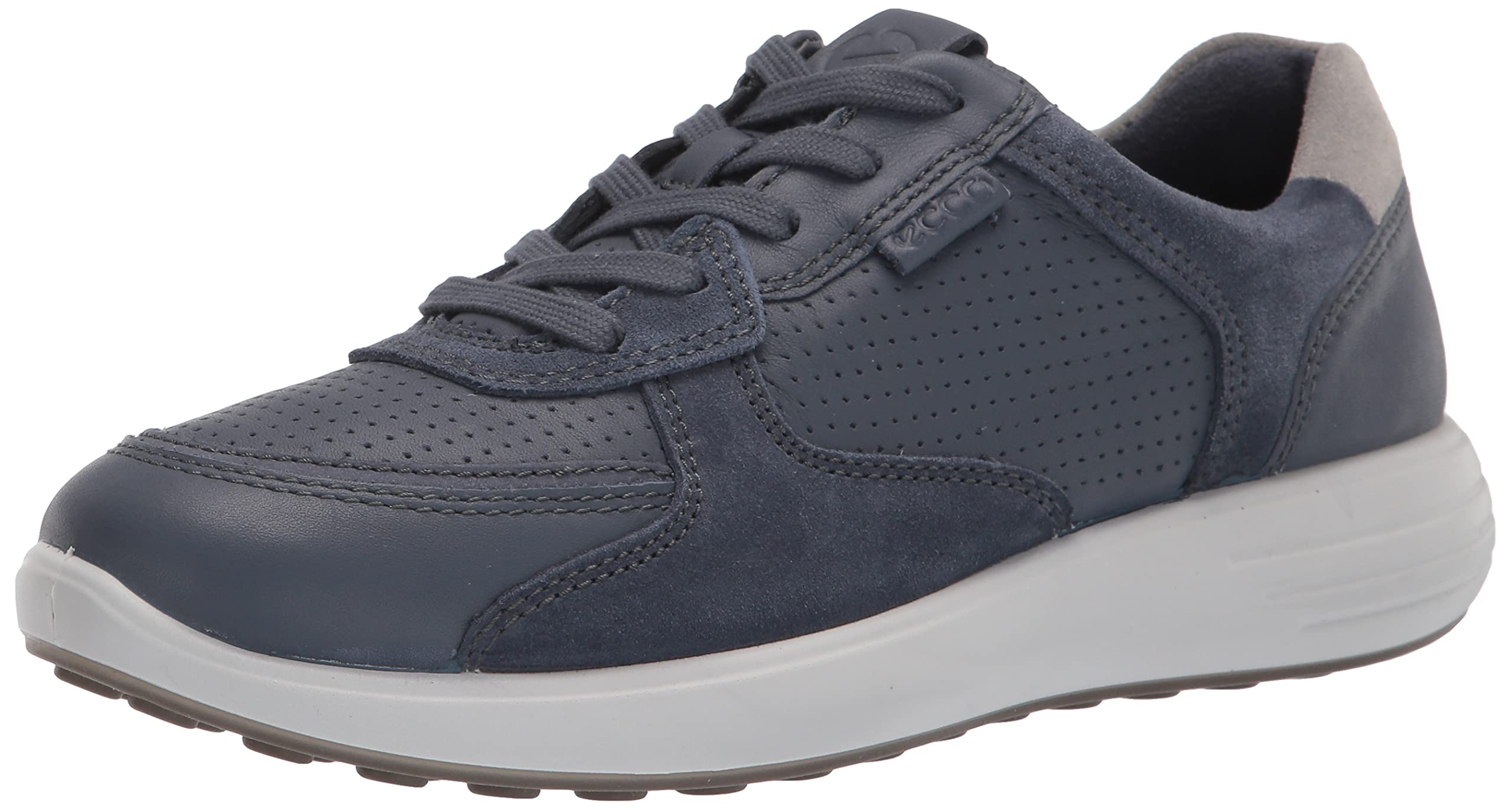 ECCO Men's Perforated Sneakers Soft 7 Runner Sports Shoes
