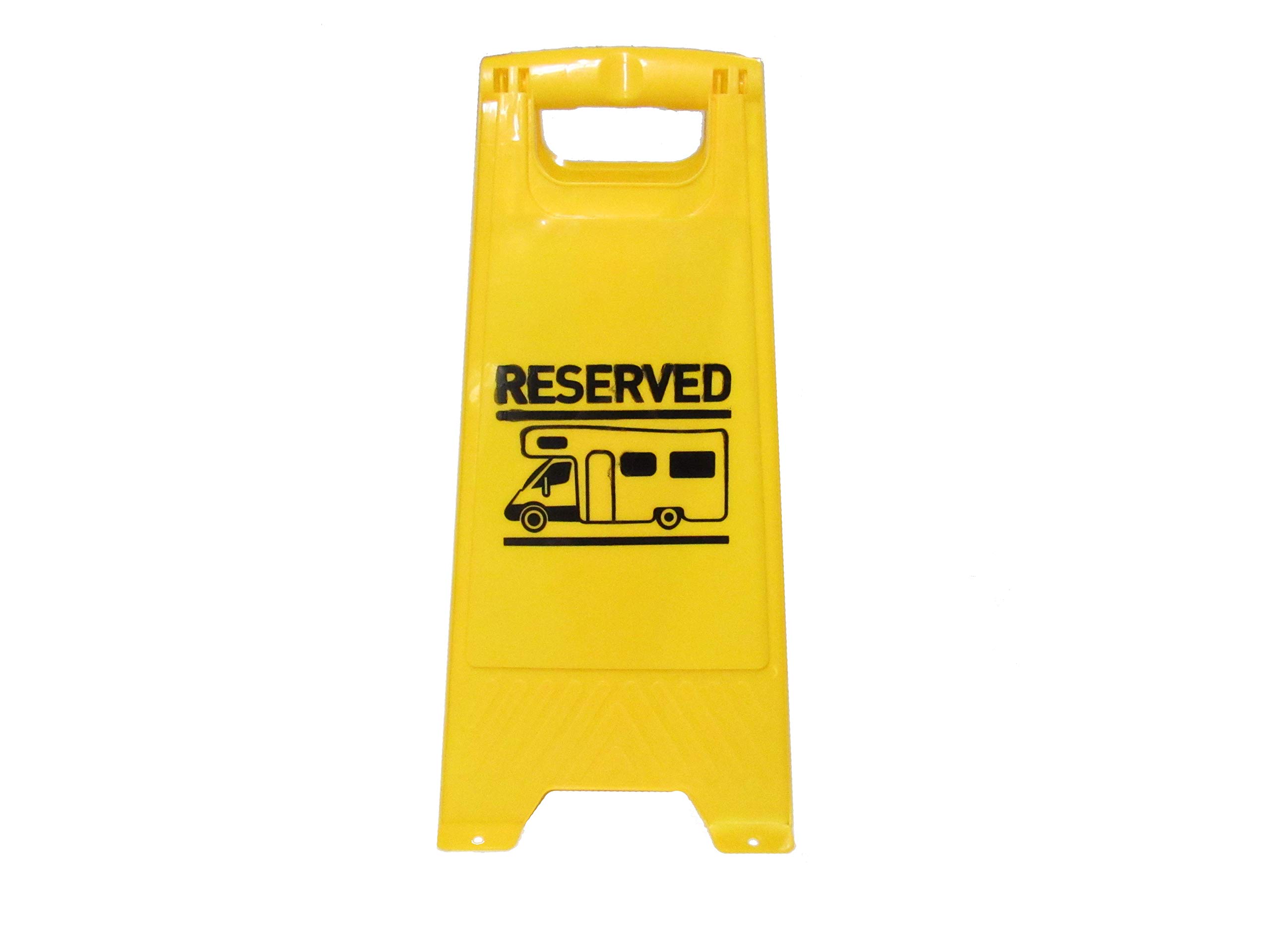 Motorhome Pitch Reserved Sign with Pegging Points (Campervan Stay Fixed)