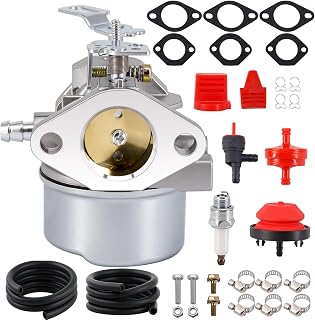640052 Carburetor Compatible with Tecumseh 8hp 8.5hp 9hp 9.5hp 10hp 10.5hp HMSK80 HMSK85 HMSK90 HMSK100 HMSK105 HMSK110 LH318SA LH358SA Engines Replace 640054 640349 640058 640058A for Snow blowers