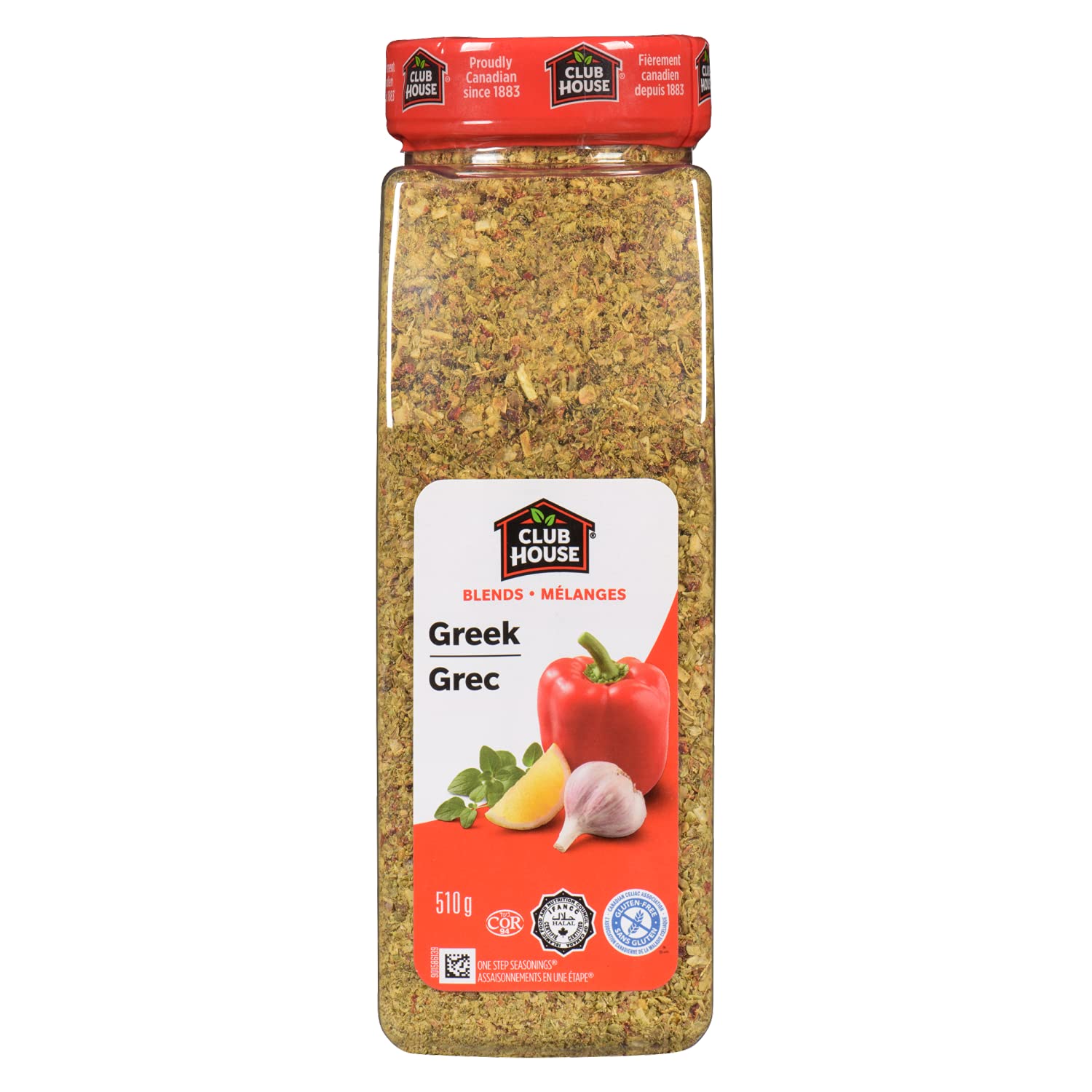 Club House, Quality Natural Herbs & Spices, One Step Seasoning, Greek, 510g - Pa