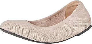 Amazon Essentials Women's Knit Mesh Ballet Flat