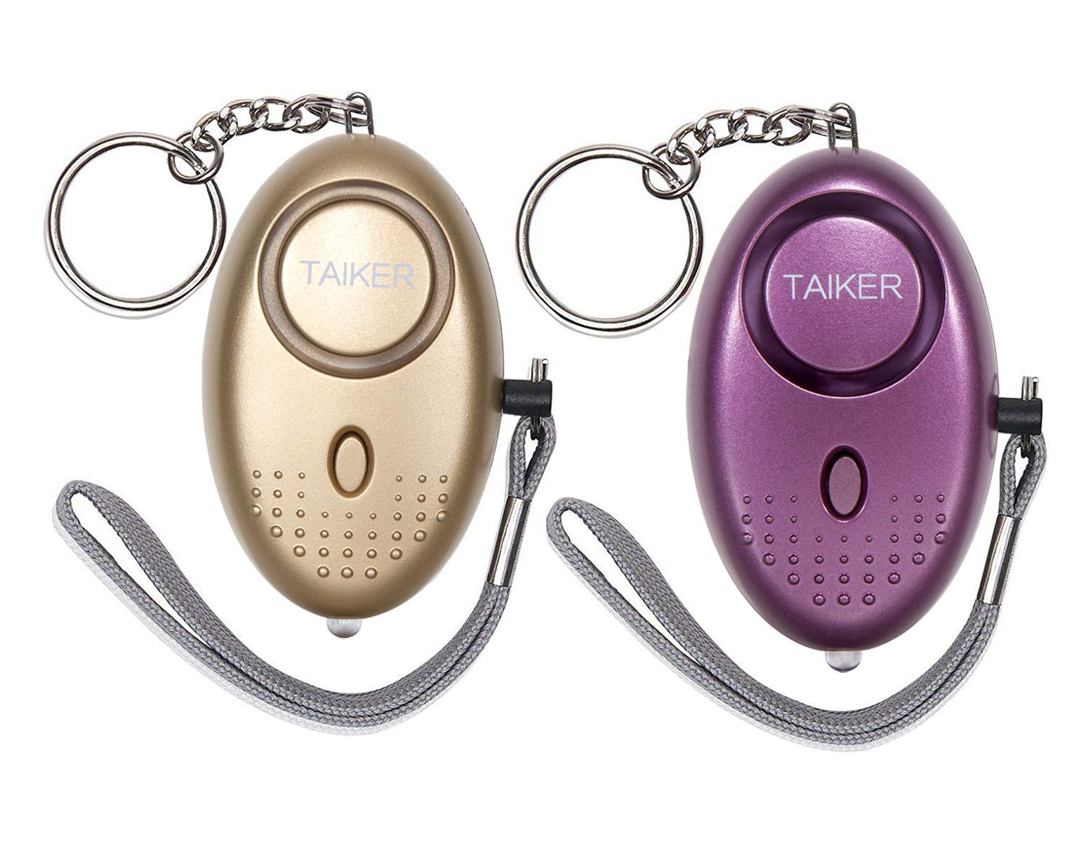 Personal Alarm for Women, 2Pcs 140dB Self Defense Keychain LED Light | Personal 