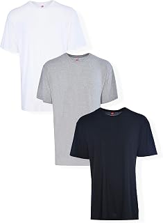 Hanes Men's Tagless Cotton Crew Undershirt – Multiple Packs and Colors