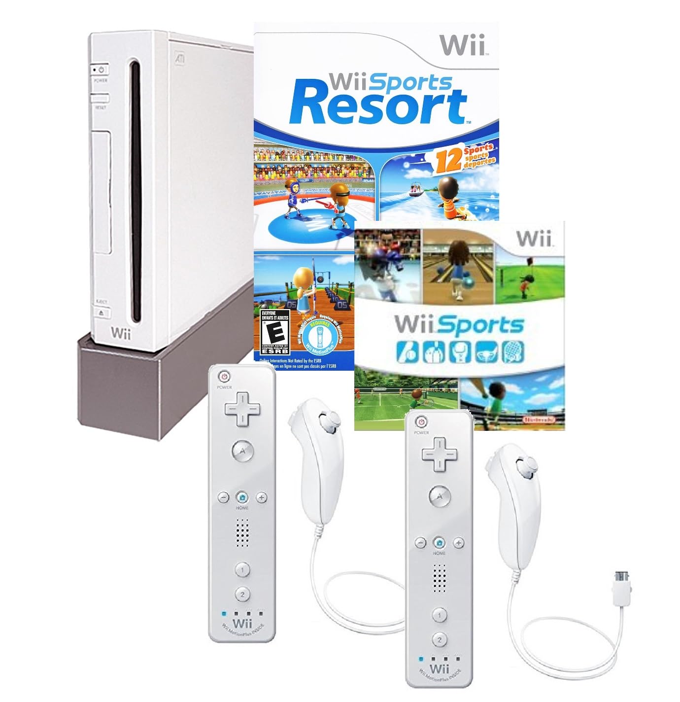 Nintendo Wii Sports & Resort Special Value Edition (Renewed) (2 Player White)