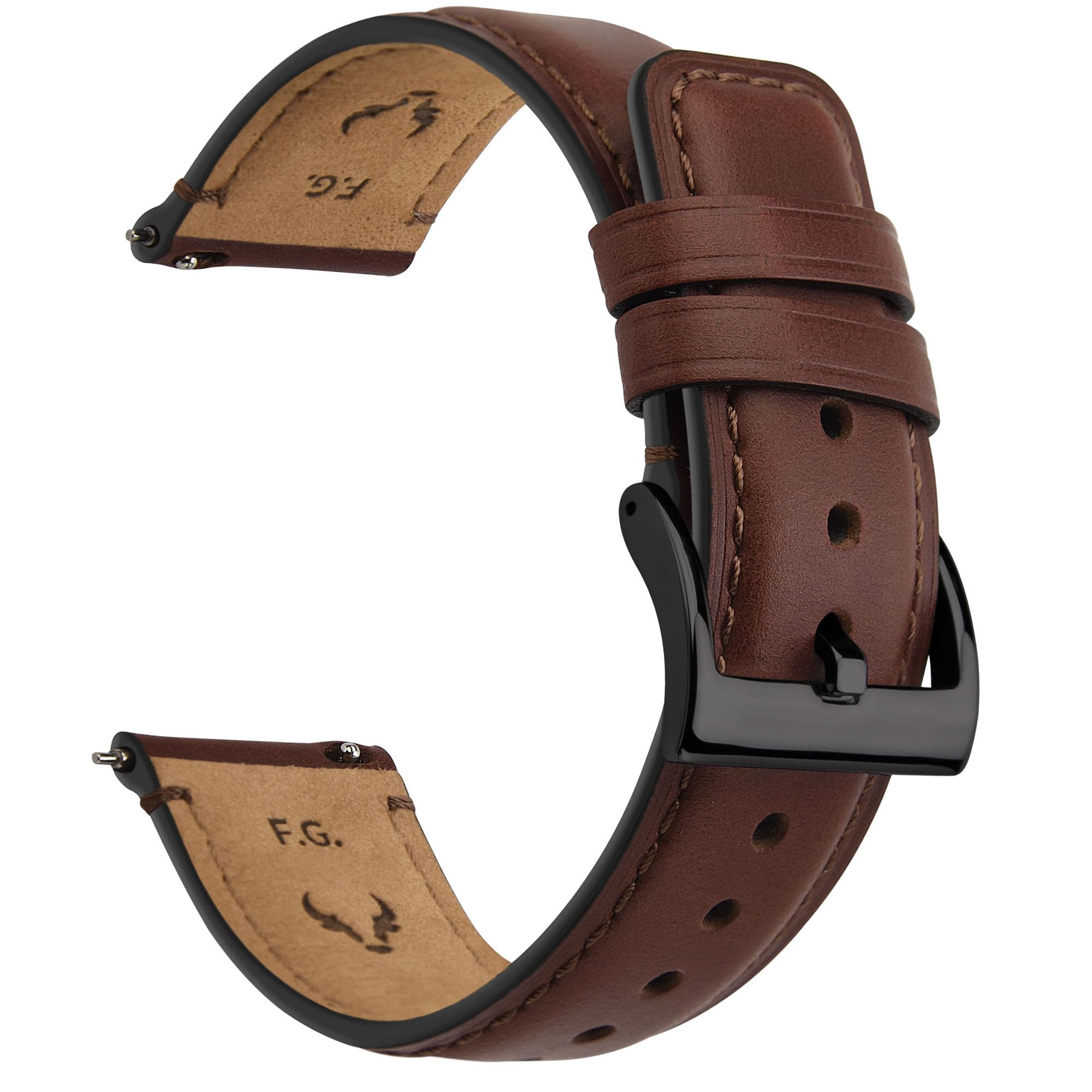 Fullmosa 18/19//20/21/22/23/24/26mm Vintage Leather Watch Band