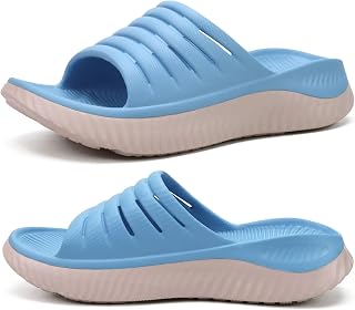 KuaiLu Recovery Sandals Women's Comfortable Lightweight Sports Slippers