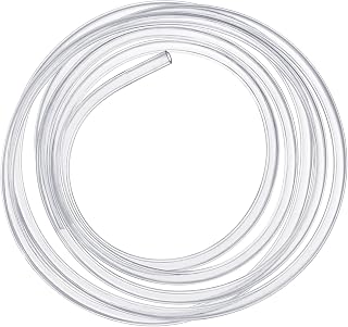 Kesote 7mm ID 9mm OD Clear PVC Tubing - 3 Meters | Flexible Plastic Hose Pipe, Water Transfer, Garden Irrigation, Air Pumps