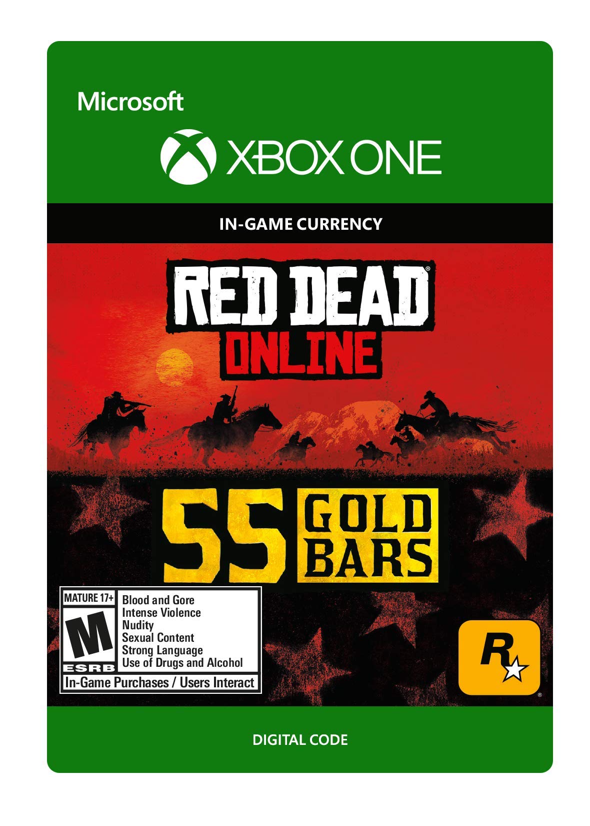 Red Dead Redemption 2 | 55 Gold Bars | XBOX Digital Code