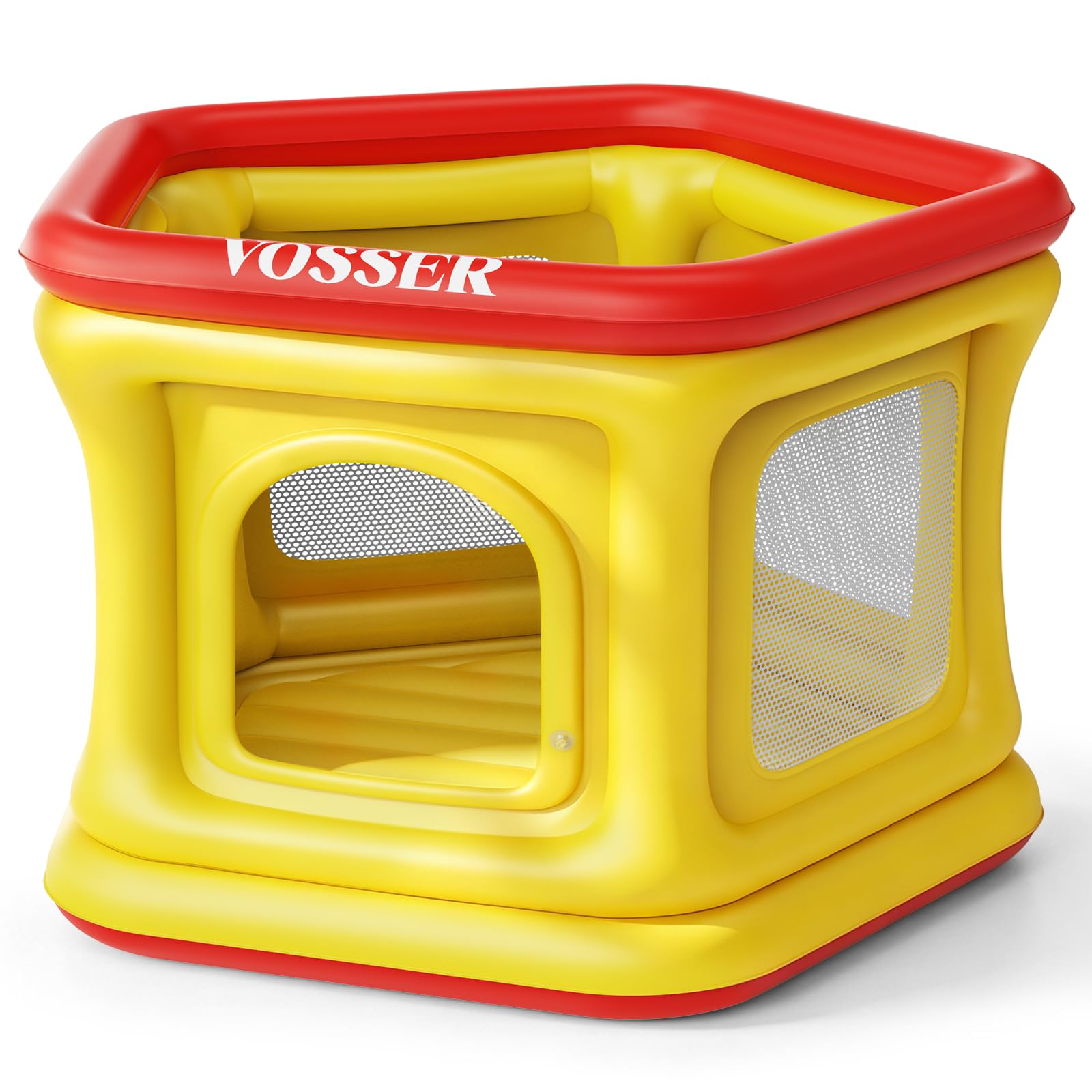 VOSSER Inflatable Bounce House for Kids Ages 1-6,3-in-1 with Pump,Small | 10-Yea