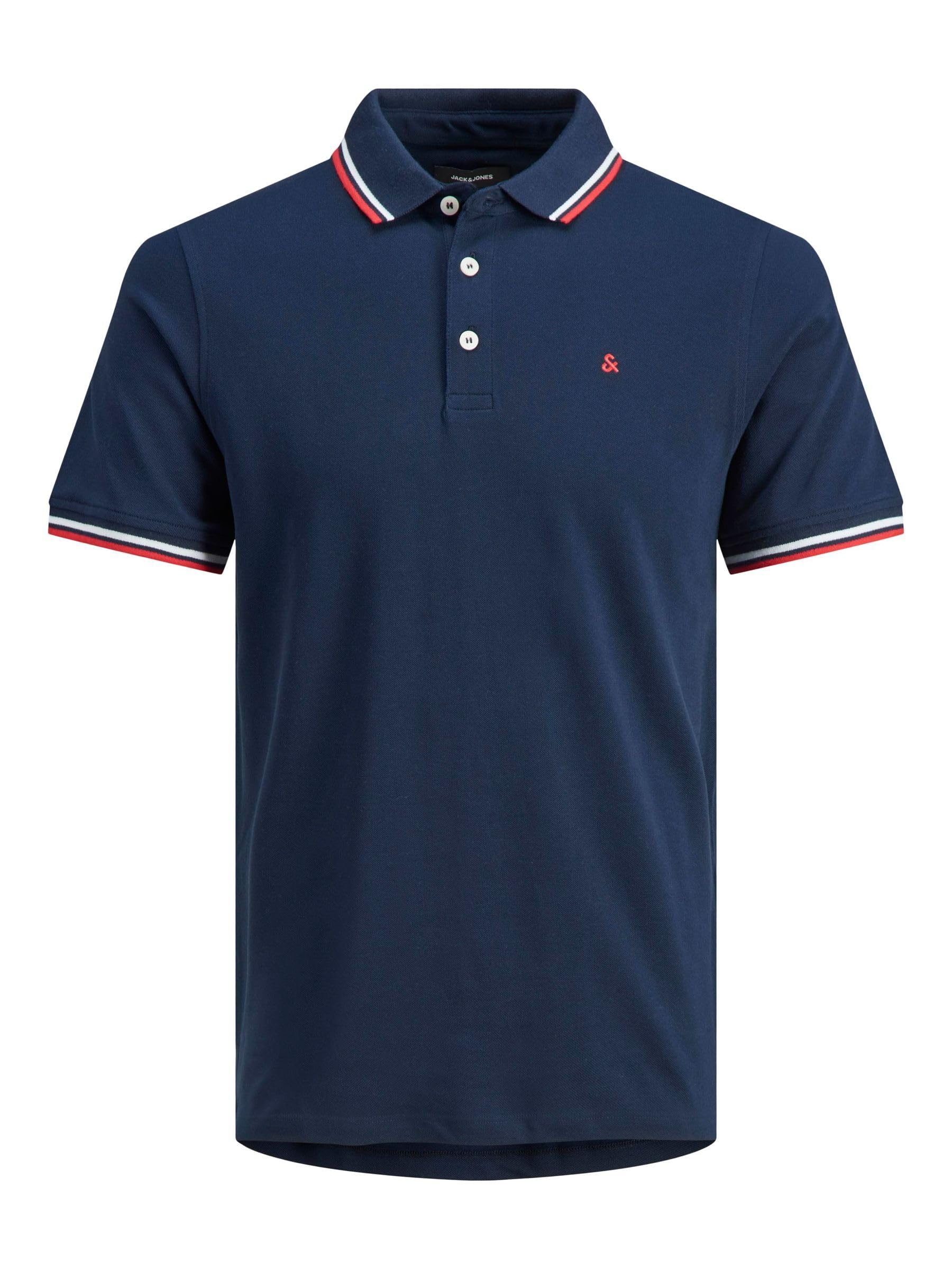 JACK & JONES Premium Polo Plain Shirt Collar Polo