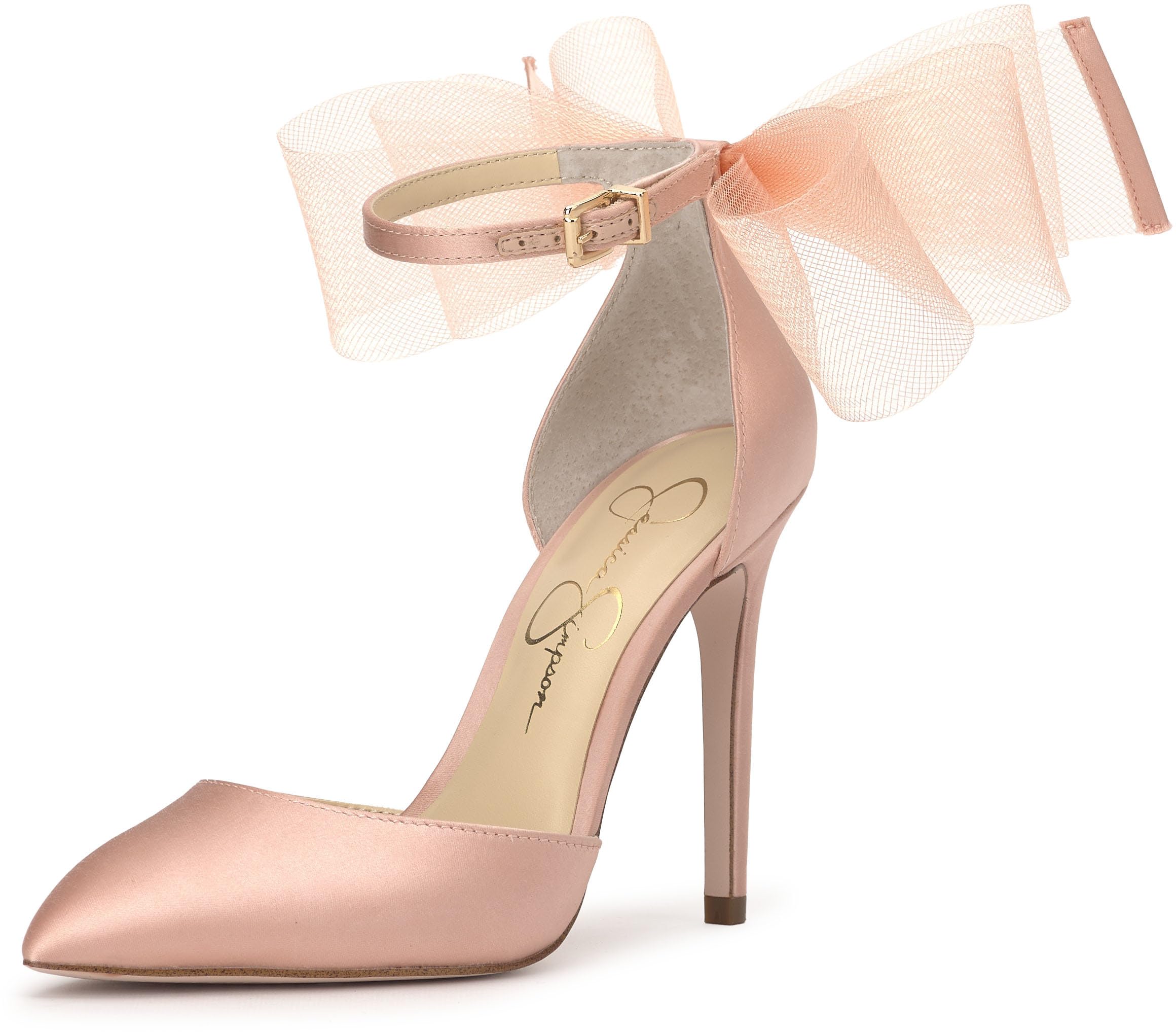 Jessica Simpson Phindies Women's Satin Bow Pumps