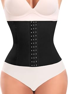 YARRCO Fajas Reductoras Mujer Abdomen Control Waist Trainer Corset Shapewear Reductor Slimming Bustier Top Waist Girdle Postpartum Belt Colombian Faja Corset Shapewear