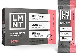 LMNT Zero Sugar Electrolytes - Raspberry Salt | Drink Mix | 30-Count